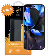 2-Pack Google Pixel 9 Pro Screenprotectors - MobyDefend Case-Friendly Screensavers - Gehard Glas