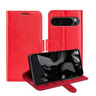 Google Pixel 9 Pro XL Hoesje - MobyDefend Wallet Book Case (Sluiting Achterkant) - Rood
