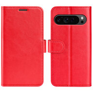 Google Pixel 9 Pro XL Hoesje - MobyDefend Wallet Book Case (Sluiting Achterkant) - Rood