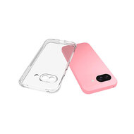 Google Pixel 9a Hoesje - MobyDefend Transparante Shockproof TPU Backcover - Verstevigde Hoeken - Volledig Doorzichtig