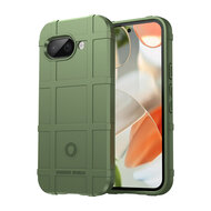 Google Pixel 9a Hoesje - Mobydefend Rugged Shield TPU Backcover - Groen