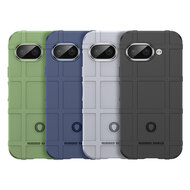 Google Pixel 9a Hoesje - Mobydefend Rugged Shield TPU Backcover - Groen