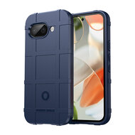 Google Pixel 9a Hoesje - Mobydefend Rugged Shield TPU Backcover - Blauw