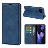 Google Pixel 9a Hoesje - MobyDefend Luxe Wallet Bookcase (Magnetische Sluiting) - Blauw