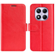 Xiaomi Redmi Note 14 Pro 4G Hoesje - MobyDefend Wallet Book Case (Sluiting Achterkant) - Rood