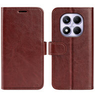 Xiaomi Redmi Note 14 Pro 4G Hoesje - MobyDefend Wallet Book Case (Sluiting Achterkant) - Bruin