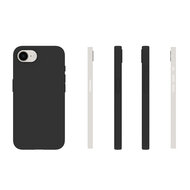 iPhone 16e Hoesje - MobyDefend TPU Backcover - Mat Zwart