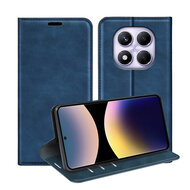 Xiaomi Redmi Note 14 Pro 4G Hoesje - MobyDefend Luxe Wallet Bookcase (Magnetische Sluiting) - Blauw