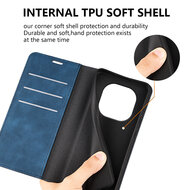 Xiaomi Redmi Note 14 Pro 4G Hoesje - MobyDefend Luxe Wallet Bookcase (Magnetische Sluiting) - Zwart
