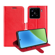 Xiaomi 15 Hoesje - MobyDefend Wallet Book Case (Sluiting Achterkant) - Rood