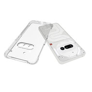 Nothing Phone (3a) Hoesje - MobyDefend Transparante Shockproof TPU Backcover - Verstevigde Hoeken - Volledig Doorzichtig