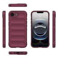 iPhone 16e Hoesje - MobyDefend TPU Gripcase - Paars