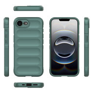 iPhone 16e Hoesje - MobyDefend TPU Gripcase - Groen