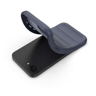 iPhone 16e Hoesje - MobyDefend TPU Gripcase - Blauw