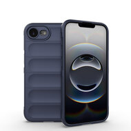 iPhone 16e Hoesje - MobyDefend TPU Gripcase - Blauw