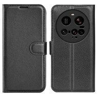 Xiaomi 15 Ultra Hoesje - MobyDefend Kunstleren Wallet Book Case (Sluiting Voorkant) - Zwart