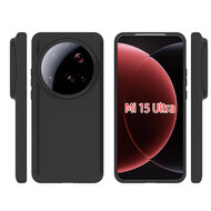 Xiaomi 15 Ultra Hoesje - MobyDefend TPU Backcover - Mat Zwart