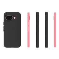Google Pixel 9a Hoesje - MobyDefend TPU Backcover - Mat Zwart