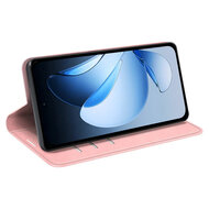 Oppo Reno13 Hoesje - MobyDefend Luxe Wallet Bookcase (Magnetische Sluiting) - Roze
