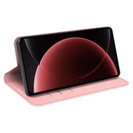 Xiaomi 15 Ultra Hoesje - MobyDefend Luxe Wallet Bookcase (Magnetische Sluiting) - Roze
