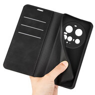 Xiaomi 15 Ultra Hoesje - MobyDefend Luxe Wallet Bookcase (Magnetische Sluiting) - Zwart