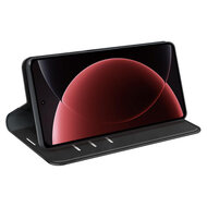 Xiaomi 15 Ultra Hoesje - MobyDefend Luxe Wallet Bookcase (Magnetische Sluiting) - Zwart