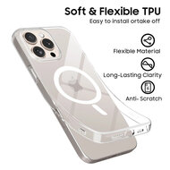 iPhone 16 Pro Max Hoesje - Tech-Protect FlexAir MagSafe Case - Transparant