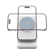 Tech-Protect - Draadloze Magsafe-Standaard Oplader - Snellader 15 Watt - Wit