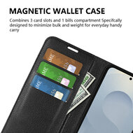 Samsung Galaxy S25 Edge Hoesje - MobyDefend Kunstleren Wallet Book Case (Sluiting Voorkant) - Bruin