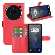 Nothing Phone (3a) Pro Hoesje - MobyDefend Kunstleren Wallet Book Case (Sluiting Voorkant) - Rood