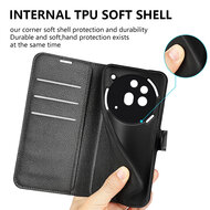 Nothing Phone (3a) Pro Hoesje - MobyDefend Kunstleren Wallet Book Case (Sluiting Voorkant) - Bruin