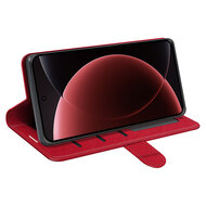 Xiaomi 15 Ultra Hoesje - MobyDefend Wallet Book Case (Sluiting Achterkant) - Rood
