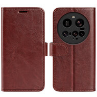 Xiaomi 15 Ultra Hoesje - MobyDefend Wallet Book Case (Sluiting Achterkant) - Bruin