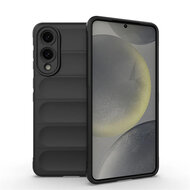 Samsung Galaxy S25 Edge Hoesje - MobyDefend TPU Gripcase - Zwart