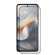 3-Pack Motorola Moto G56 Screenprotectors - MobyDefend Screensavers Met Zwarte Randen - Gehard Glas 