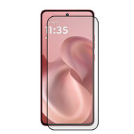 3-Pack Motorola Moto G86 Screenprotectors - MobyDefend Screensavers Met Zwarte Randen - Gehard Glas 
