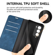 Oppo A5 5G Hoesje - MobyDefend Luxe Wallet Bookcase (Magnetische Sluiting) - Zwart