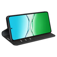 Oppo A5 5G Hoesje - MobyDefend Luxe Wallet Bookcase (Magnetische Sluiting) - Zwart