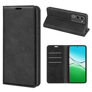 Oppo A5 5G Hoesje - MobyDefend Luxe Wallet Bookcase (Magnetische Sluiting) - Zwart