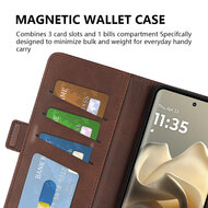Motorola Edge 60 Pro Hoesje - MobyDefend Luxe Wallet Book Case (Sluiting Zijkant) - Zwart
