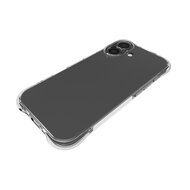 iPhone 17 Hoesje - MobyDefend Transparante Shockproof TPU Backcover - Verstevigde Hoeken - Volledig Doorzichtig