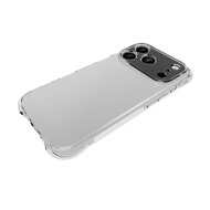 iPhone 17 Pro Hoesje - MobyDefend Transparante Shockproof TPU Backcover - Verstevigde Hoeken - Volledig Doorzichtig