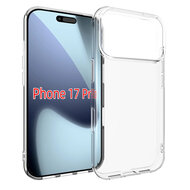 iPhone 17 Pro Hoesje - MobyDefend Transparante TPU Backcover - Volledig Doorzichtig