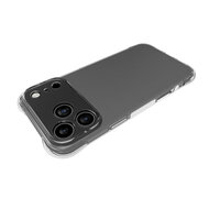 iPhone 17 Pro Max Hoesje - MobyDefend Transparante Shockproof TPU Backcover - Verstevigde Hoeken - Volledig Doorzichtig