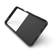 Samsung Galaxy Z Flip 7 Hoesje - MobyDefend TPU Gripcase - Zwart