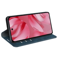 Google Pixel 10 / Google Pixel 10 Pro Hoesje - MobyDefend Luxe Wallet Bookcase (Magnetische Sluiting) - Blauw