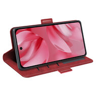 Google Pixel 10 / Google Pixel 10 Pro Hoesje - MobyDefend Luxe Wallet Book Case (Sluiting Zijkant) - Rood