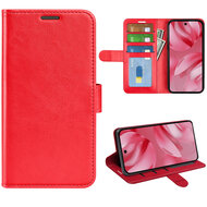 Google Pixel 10 / Google Pixel 10 Pro Hoesje - MobyDefend Wallet Book Case (Sluiting Achterkant) - Rood