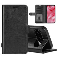 Google Pixel 10 / Google Pixel 10 Pro Hoesje - MobyDefend Wallet Book Case (Sluiting Achterkant) - Zwart