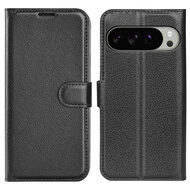 Google Pixel 10 Pro XL Hoesje - MobyDefend Kunstleren Wallet Book Case (Sluiting Voorkant) - Zwart